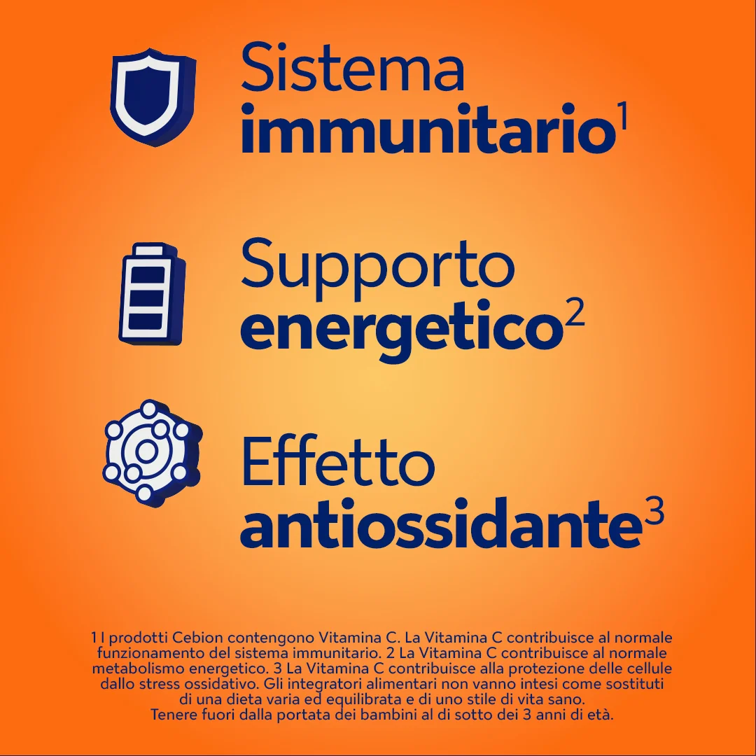 Cebion Effervescente Ara20 Cpr Azione Antiossidante