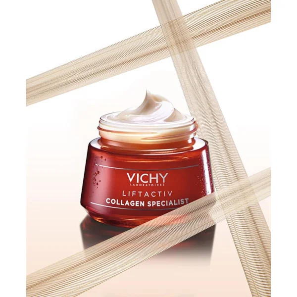 Vichy Liftactiv Collagen Specialist Crema Giorno 50 Ml Anti-età con Peptidi Pro-Collagene