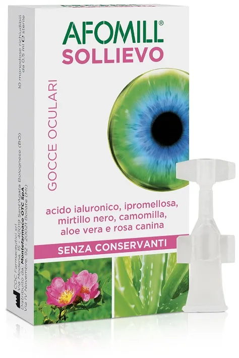 Afomill Sollievo Gocce Oculari 10 Flaconcini Monodose