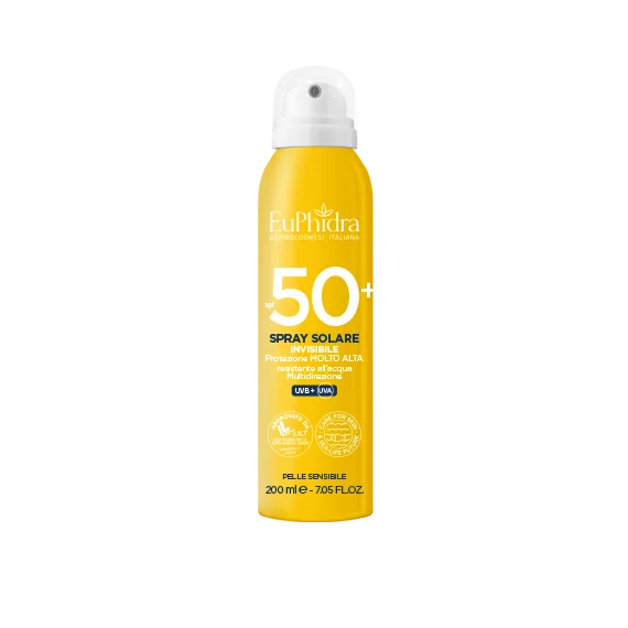 Euphidra Spray Invisibile SPF 50+ 200 ml Protezione Molto Alta