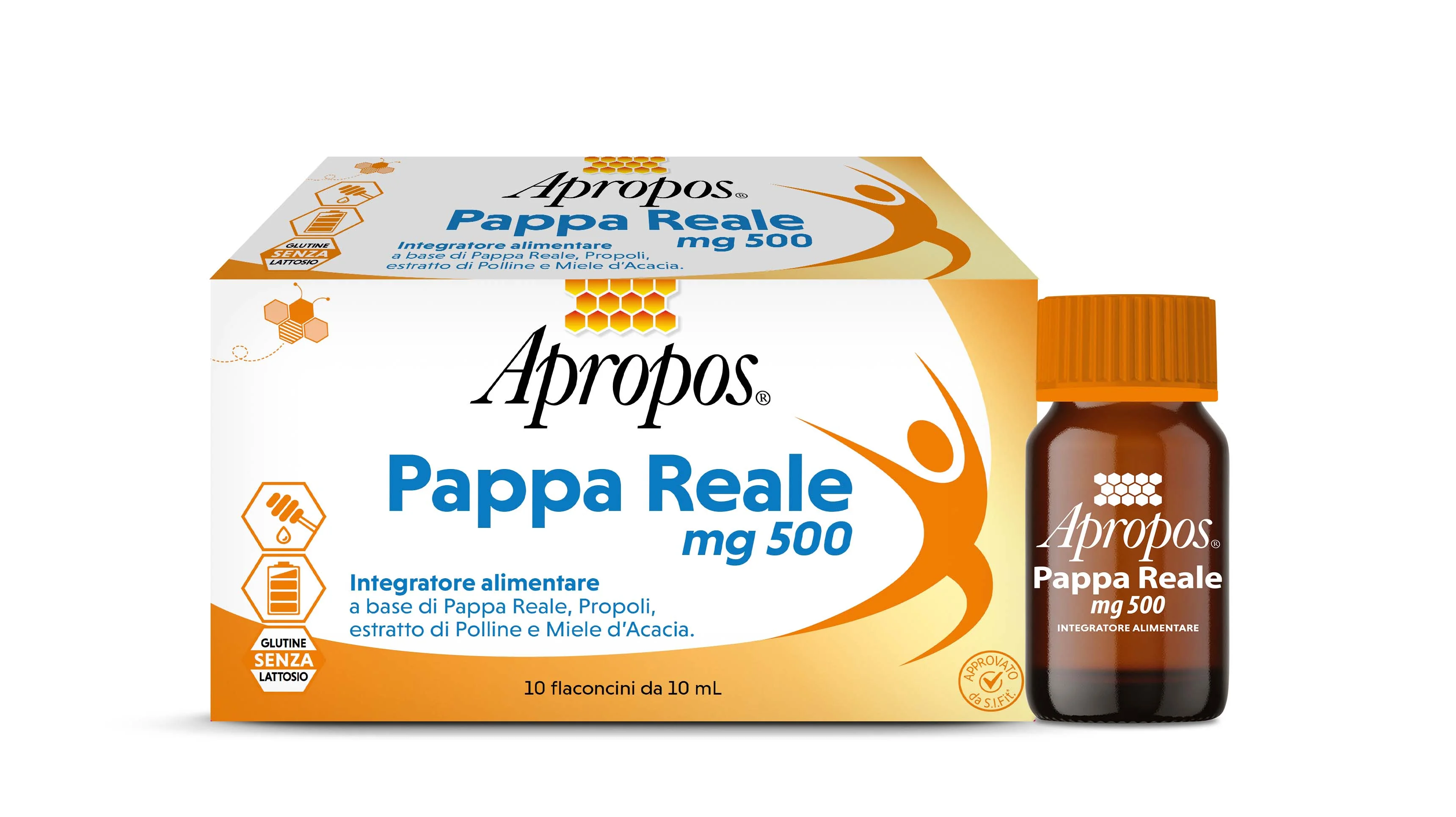 Apropos Pappa Reale 500mg 100 ml Energia e Vitalità