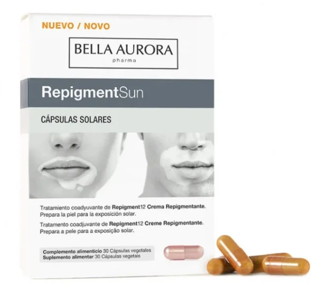 Bella Aurora Repigmentsun Solari 30 Capsule Indicato in caso di Vitiligine