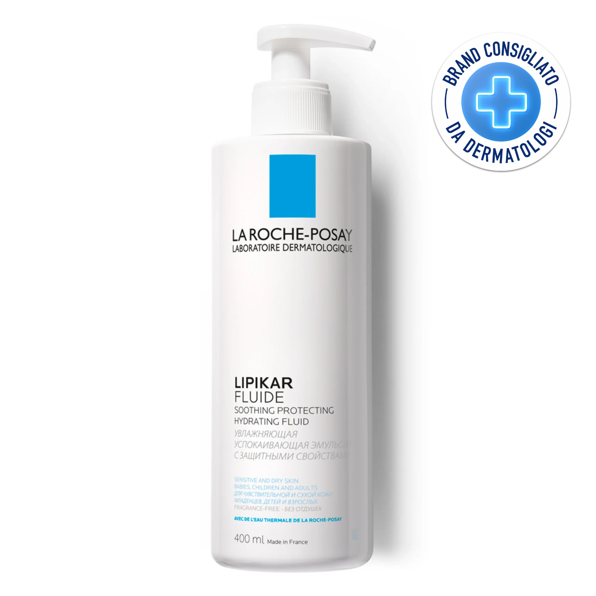 La Roche Posay Lipikar Fluido 400 Ml Idratante e lenitivo corpo