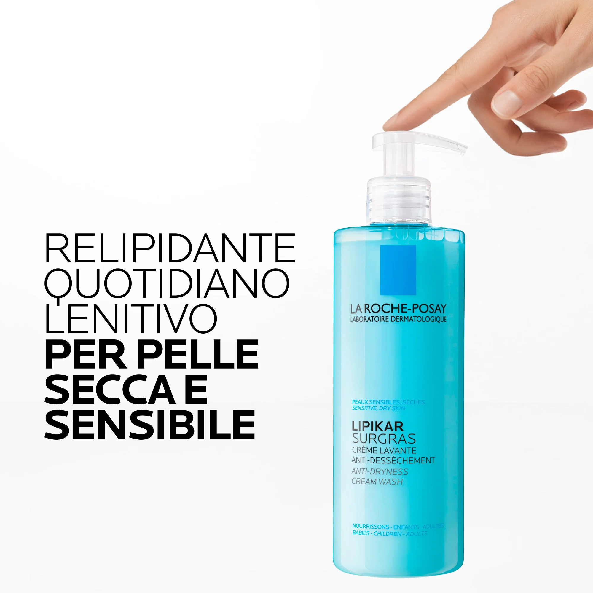 La Roche Posay Lipikar Surgras Docciacrema 400 Ml Detergente corpo