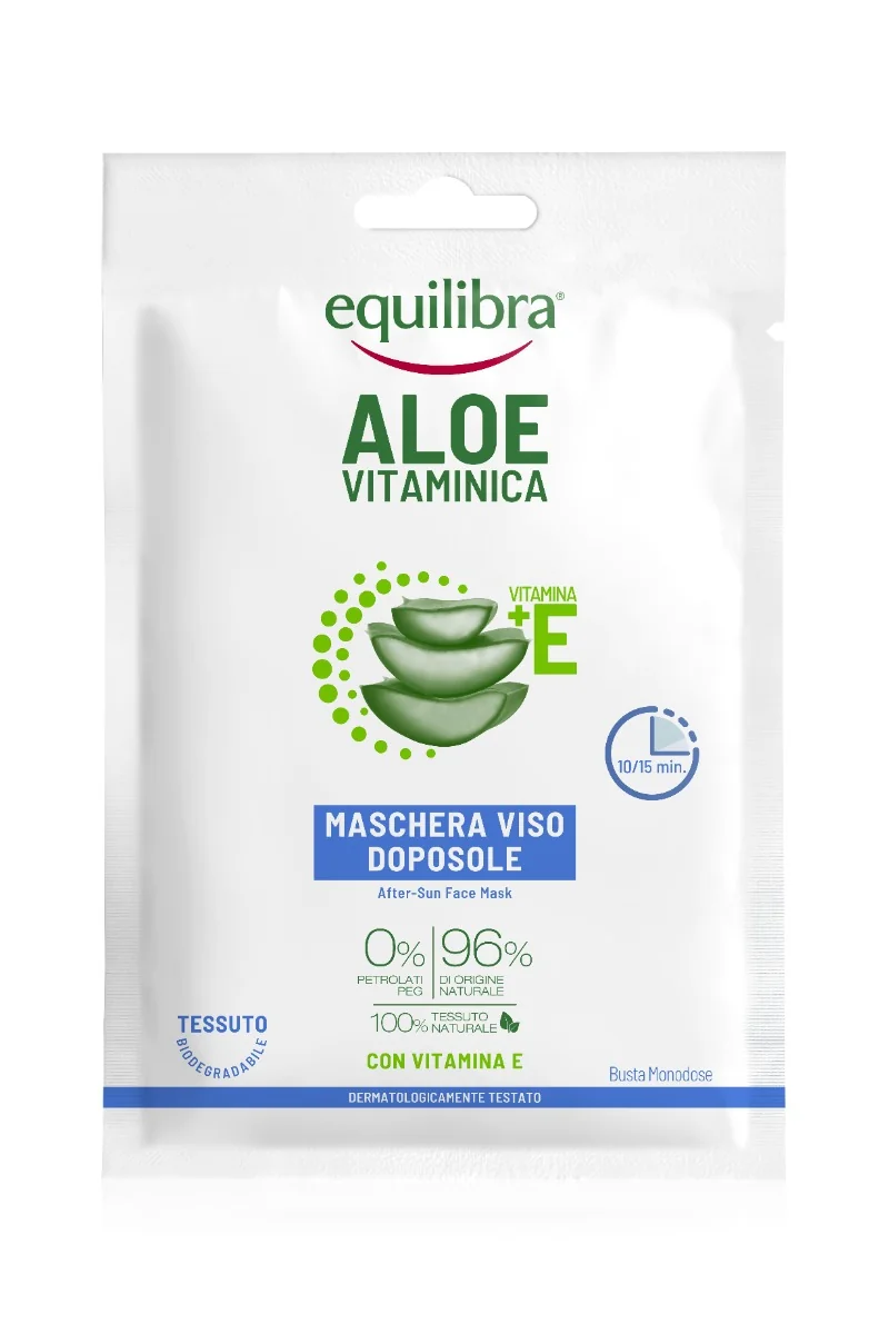 Equilibra Maschera Viso Doposole 20ml Lenitiva e Calmante