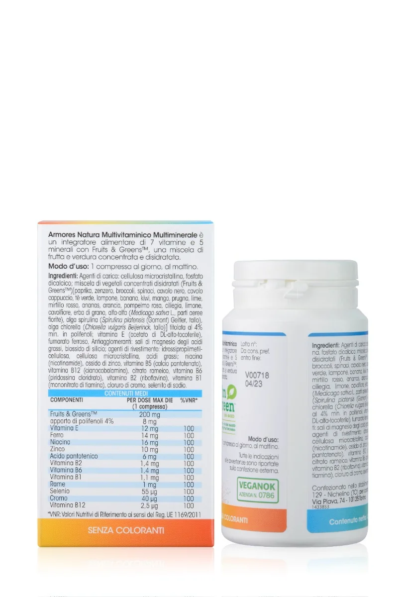 Armores Natura Multivit 60 Compresse Multivitaminico