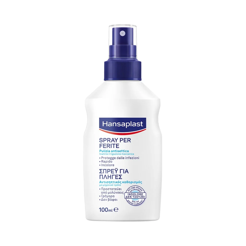 Hansaplast Spray Per Ferite 100 ml Pulizia Antisettica