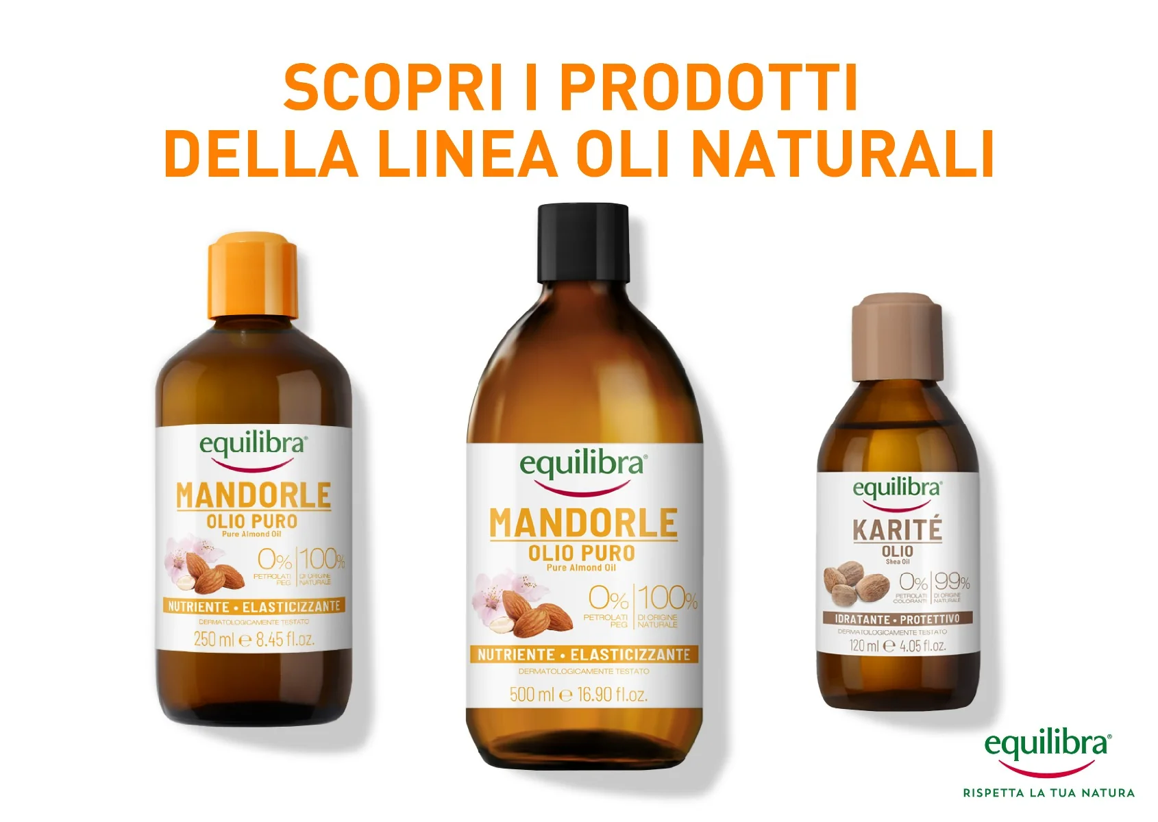 Equilibra Olio Mandorle Puro 500 Ml Emolliente