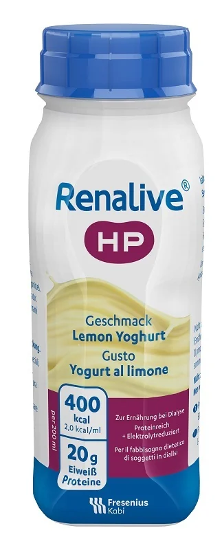 Renalive Hp Gusto Yogurt Al Limone 4 Flaconi Da 200 Ml