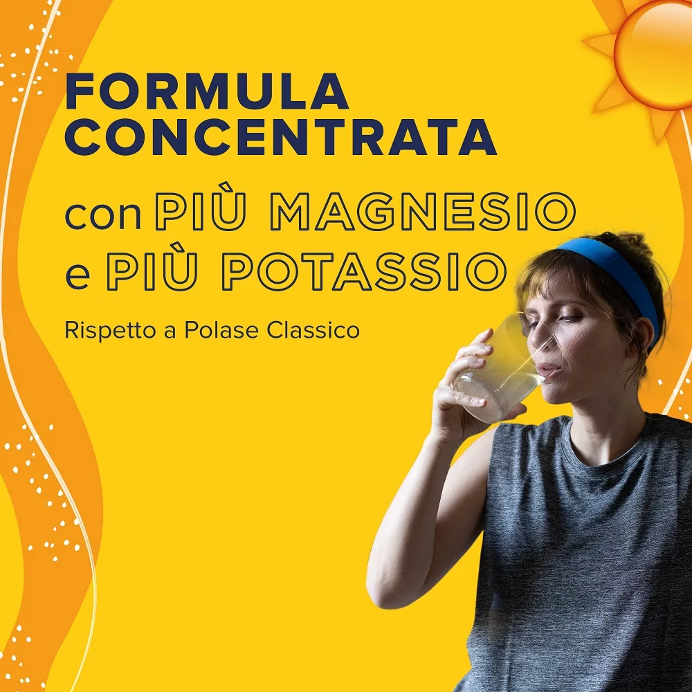 Polase Plus Gusto Arancia Senza Zuccheri 36 Bustine Integratore per la Fatica