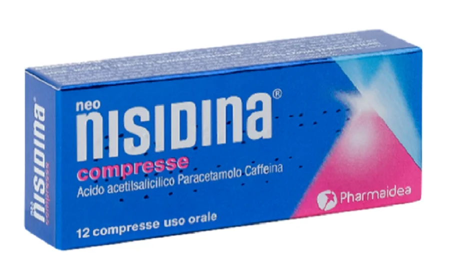 Neo Nisidina Analgesico Con Caffeina 12 Compresse Acido Acetilsalicilico Paracetamolo