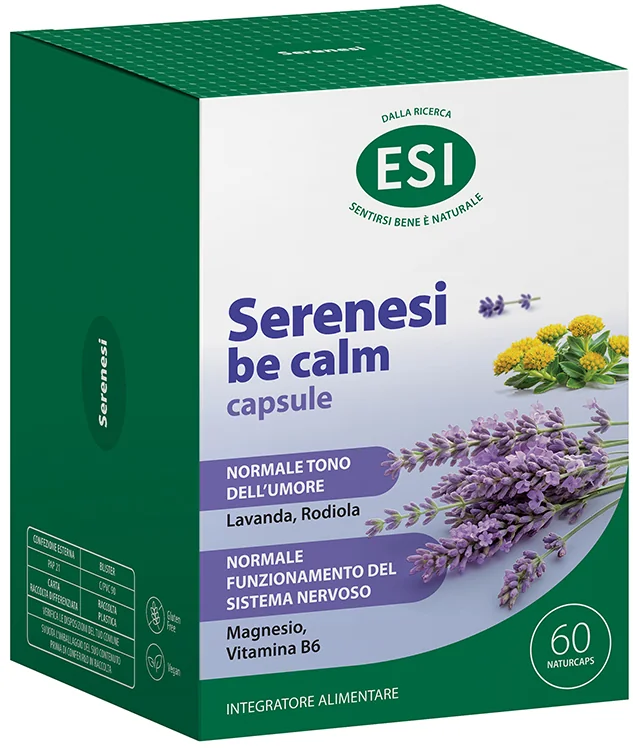 Esi Serenesi Be Calm 60 Naturcapsule Benessere Mentale