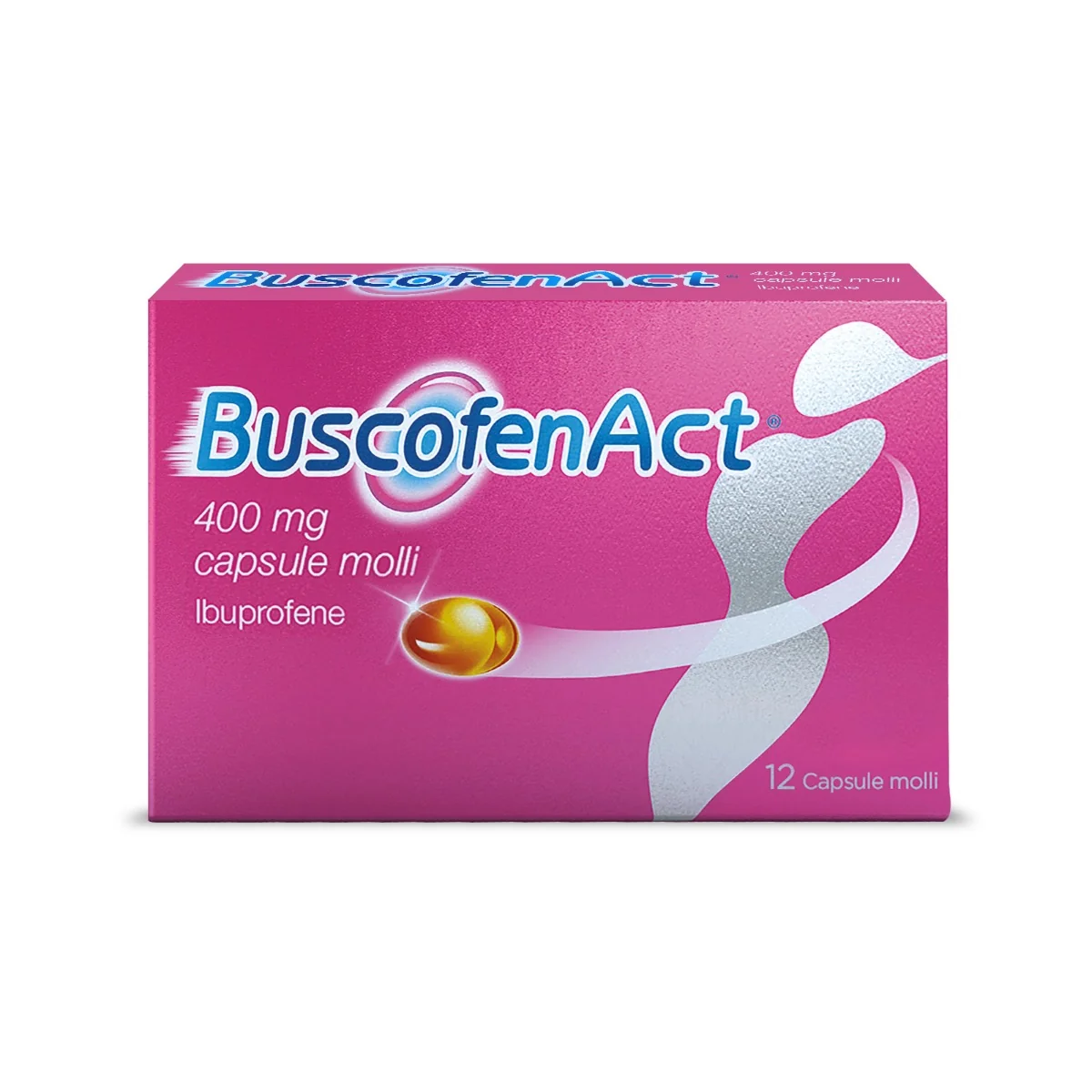 BuscofenAct 400 mg Ibuprofene 12 Capsule Molli Analgesico