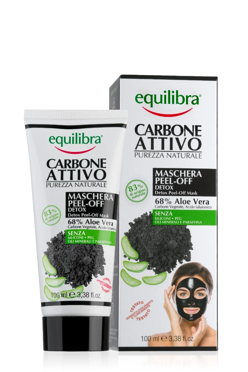 Equilibra Carbone Attivo Maschera Detox Senza Parabeni