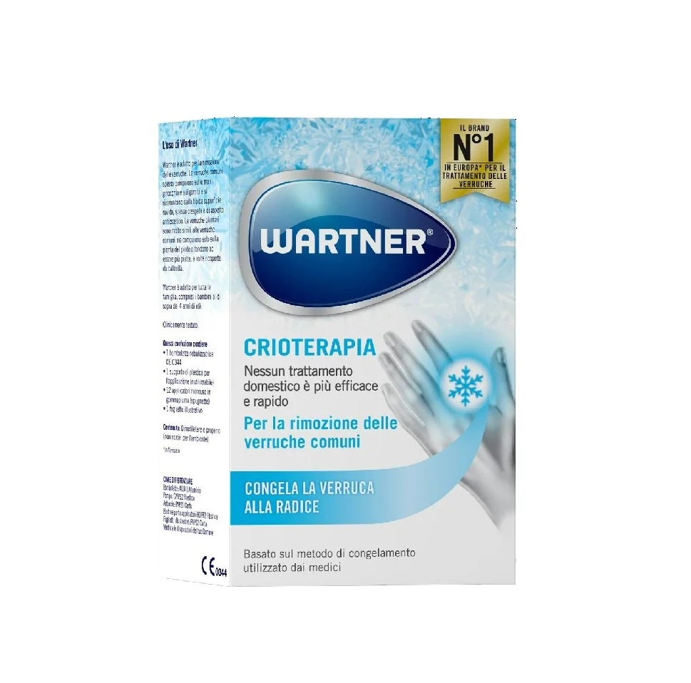 Wartner Spray 12 Applicazioni Trattamento Verruche Comuni Mani Piedi