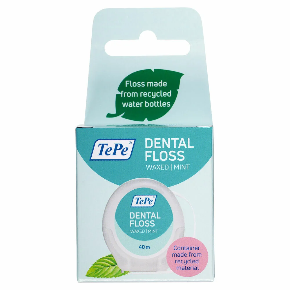 TePe Dental Floss Filo Interdentale 40 M Sapore Menta Fresca
