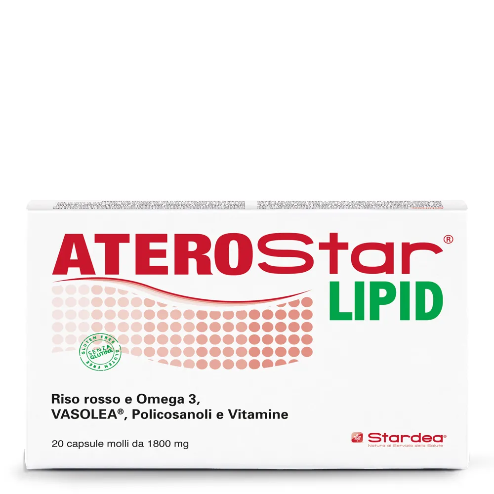 Aterostar Lipid 20 Capsule Molli Per il Controllo del Colesterolo