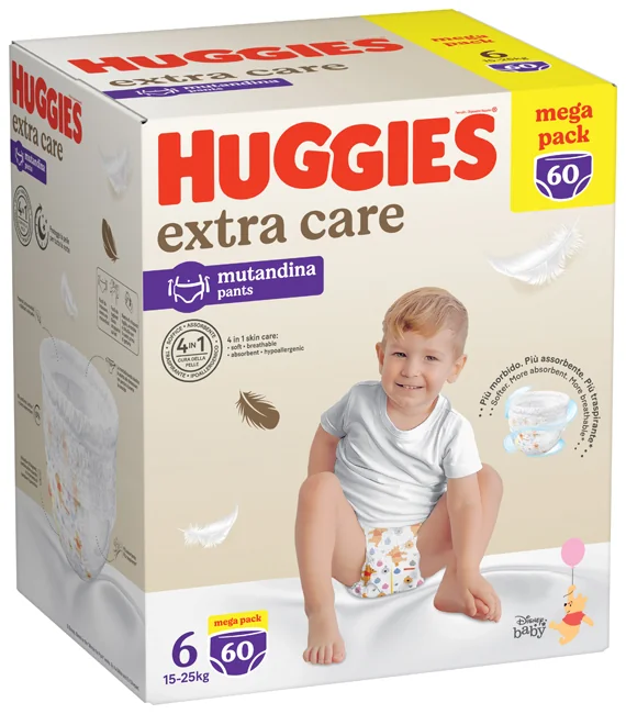 Huggies Extra Care Me Mut6 60P