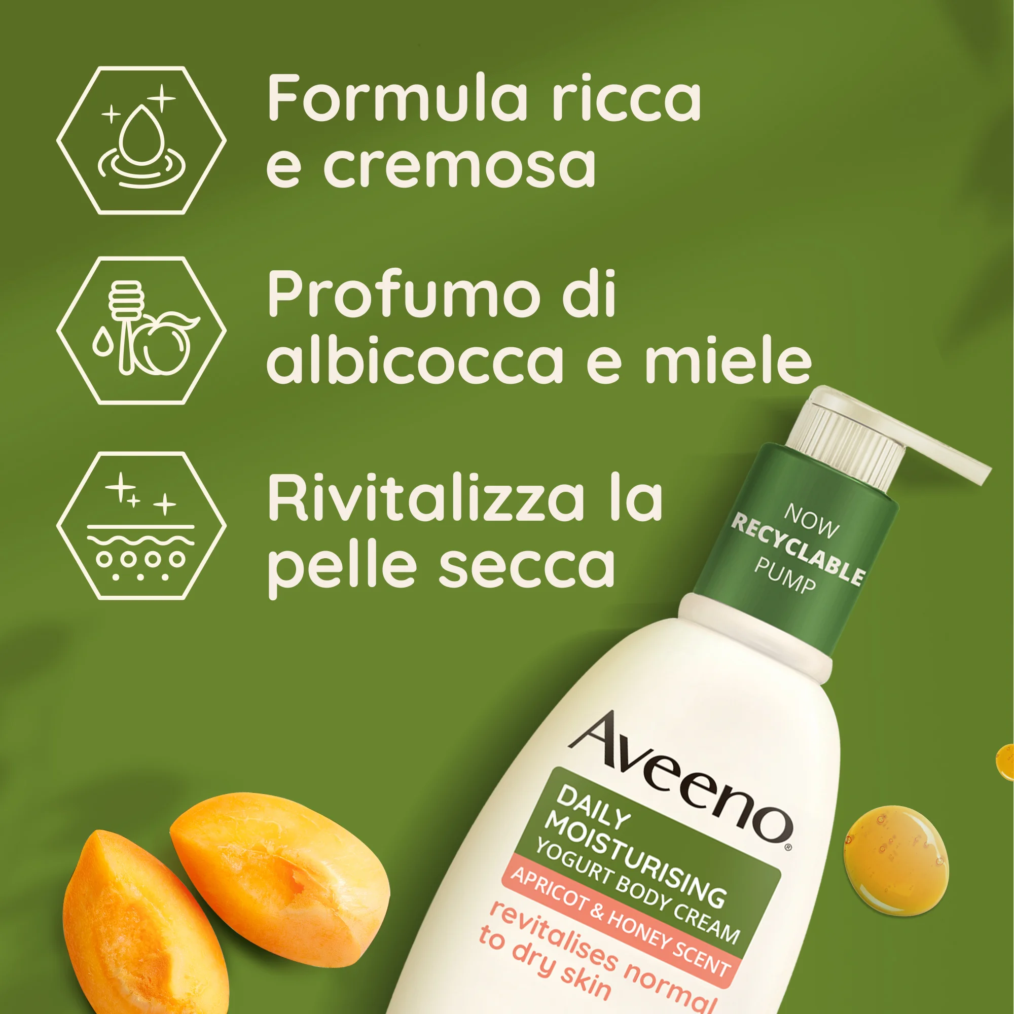 Aveeno Crema Crp Yog Al&M300 Ml Pelle Secca