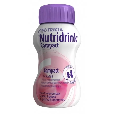 Nutridrink Compact Integratore Nutrizionale Gusto Fragola 4x125 ml 