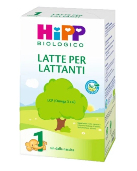 Hipp Bio 1 Latte Lattanti 600 G Sviluppo e Crescita dalla Nascita