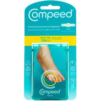 Compeed Cerotti per Calli Medio 10 Pezzi Riducono il Dolore