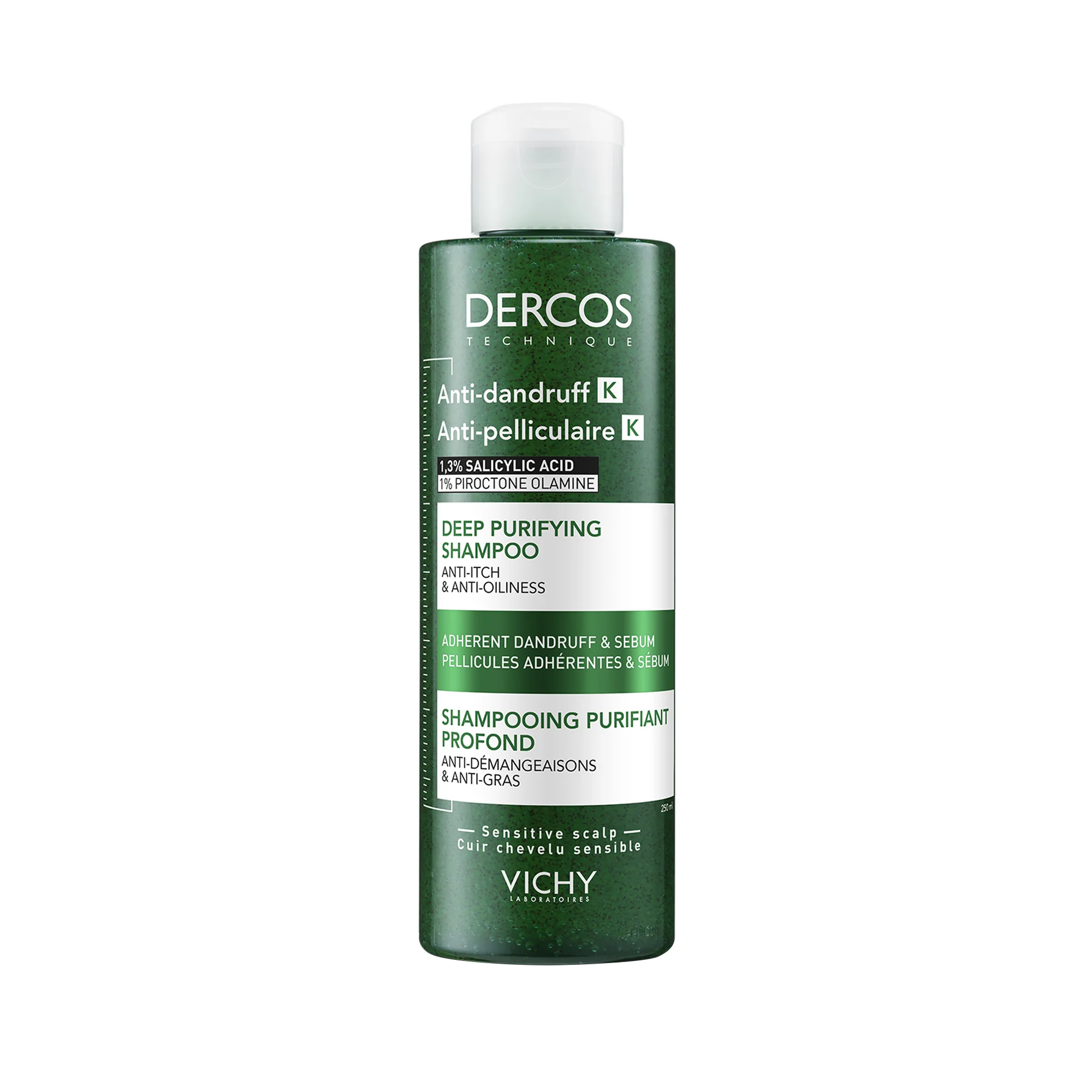 Vichy Dercos Antiforfora K Shampoo Purificante Intensivo 250 ml Trattamento antiforfora