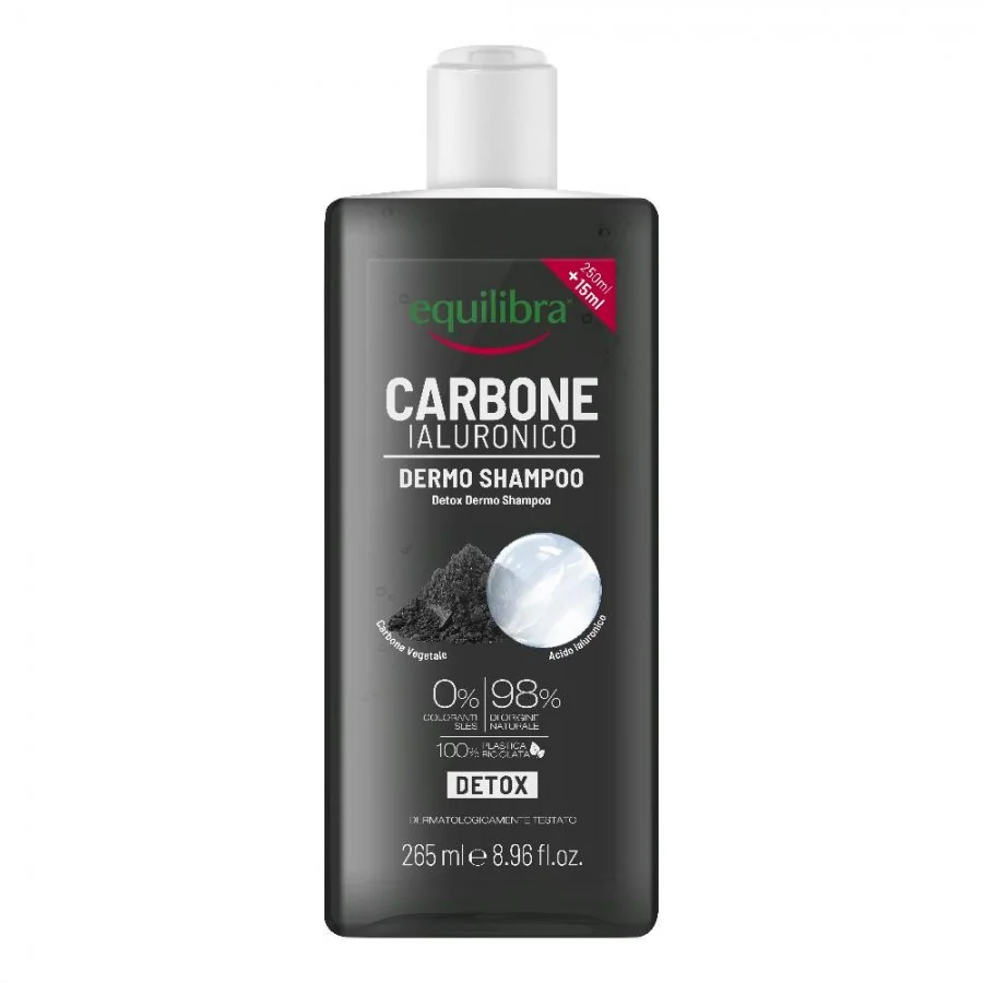 Equilibra Capelli Carbone Dermo Shampoo Idratante 265 Ml Azione Purificante