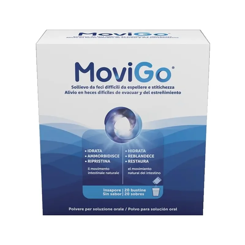 Movigo 20 Bustine Transito Intestinale E Stitichezza