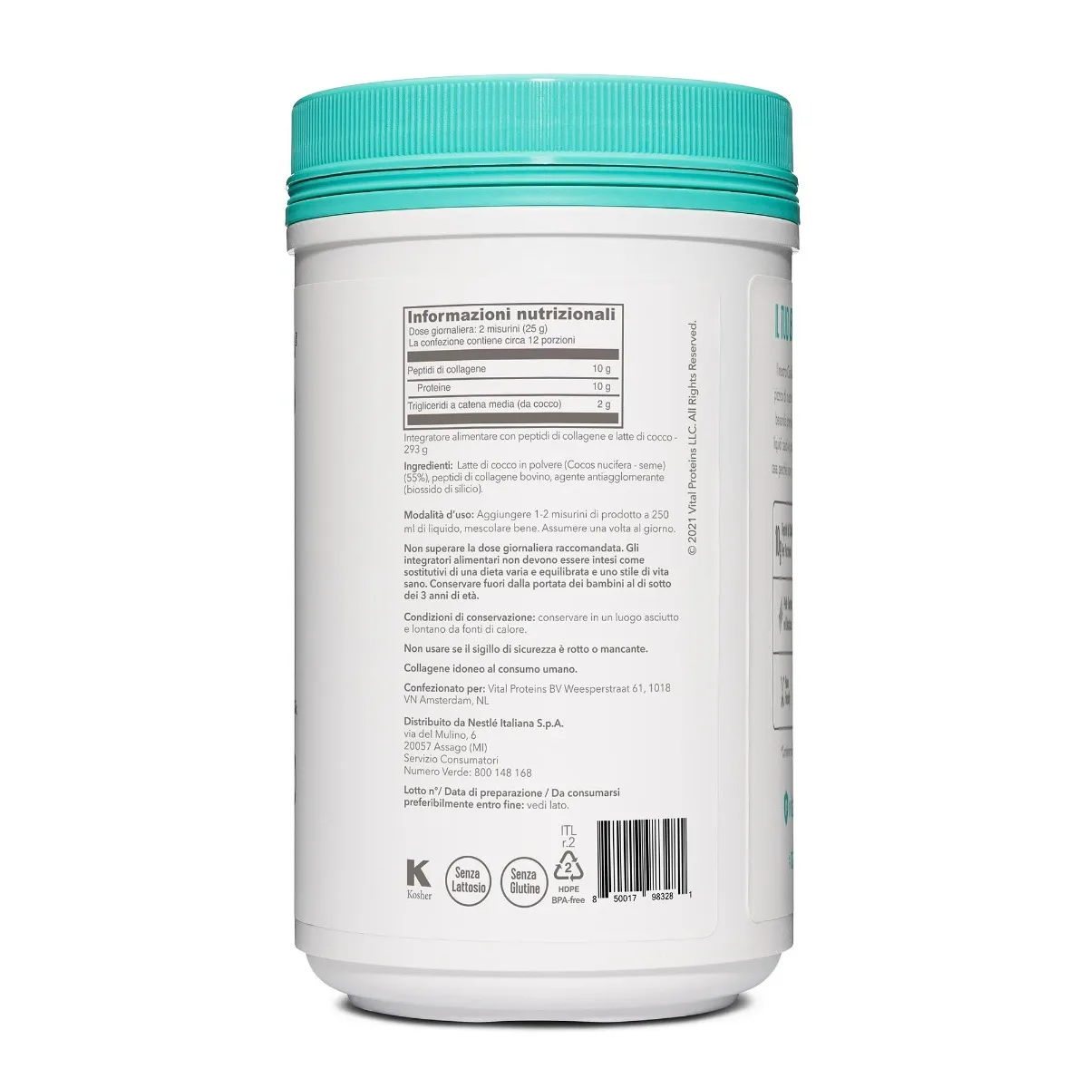 Vital Proteins Collagen Creamer 293 g Gusto Cocco