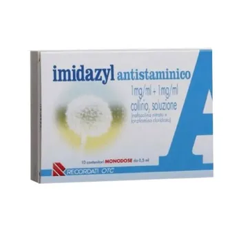 Imidazyl Antistaminico Nafazolina nitrato Collirio 10 Flaconcini 0,5 ml 
