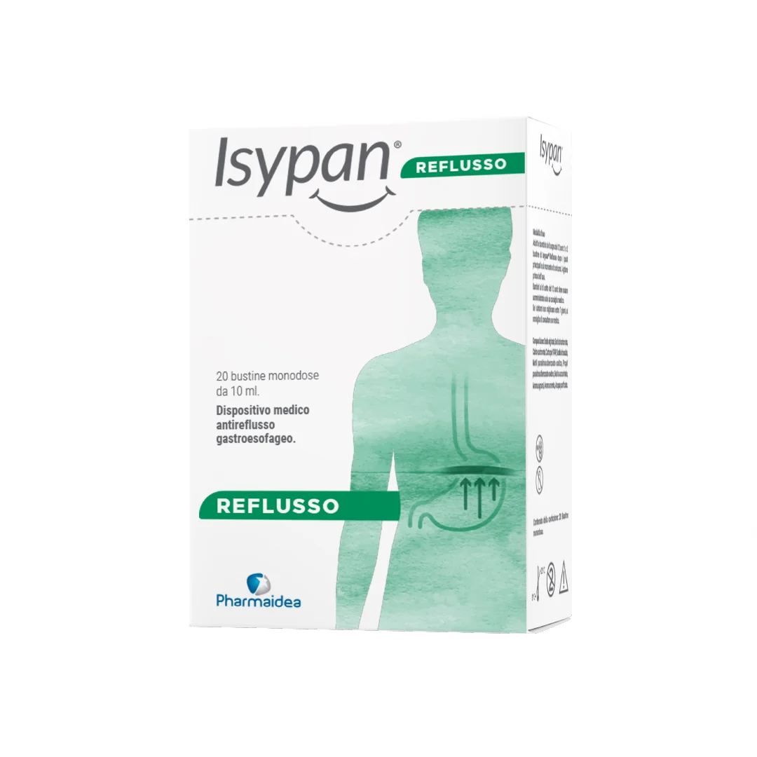 Isypan Reflusso 20 Bustine da 10 ml Anti reflusso gastroesofageo