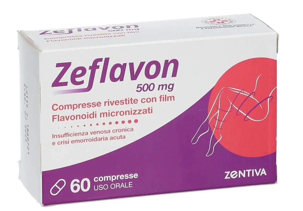 Zeflavon 60 Compresse Riv 500 mg Vasoprotettore