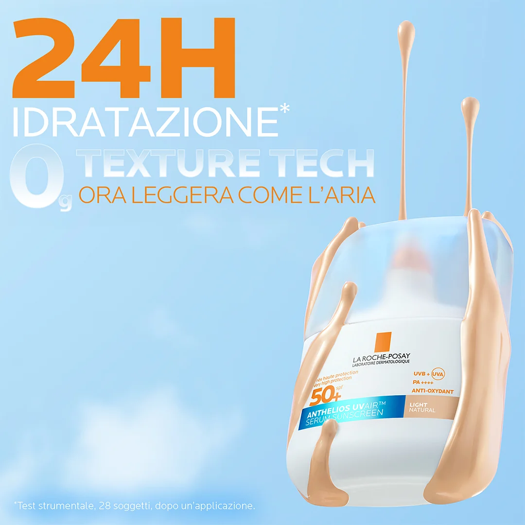 Anthelios UVAir Tinta Chiara SPF50+ 50ml Siero solare ad assorbimento rapido