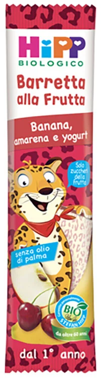 Hipp Bio Barretta Alla Frutta Banana/Amarena/Yogurt 23 G
