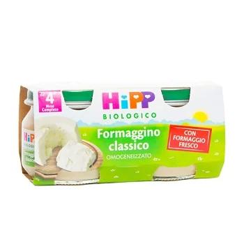Hipp Biologico Omogeneizzato Formaggino Classico 2X80 G