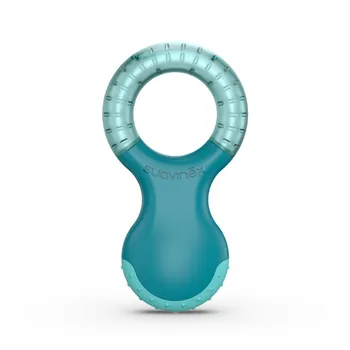 Suavinex anello dentizione Step2 + 4mesi Azzurro 