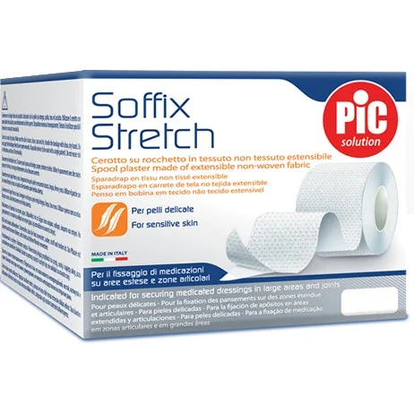 Pic Soffix Stretch Cerotto 5x1000cm Per Fissaggio In Rotolo Estendibile TNT