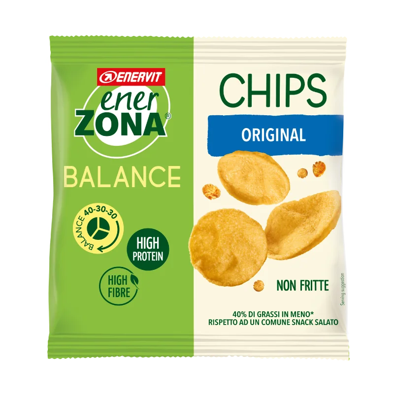Enerzona Chips Classico 1 Busta Snack di Soia Gusto Classico