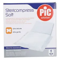 Pic Stericompress Soft Compresse di Garza 10x10 cm 6 Pezzi