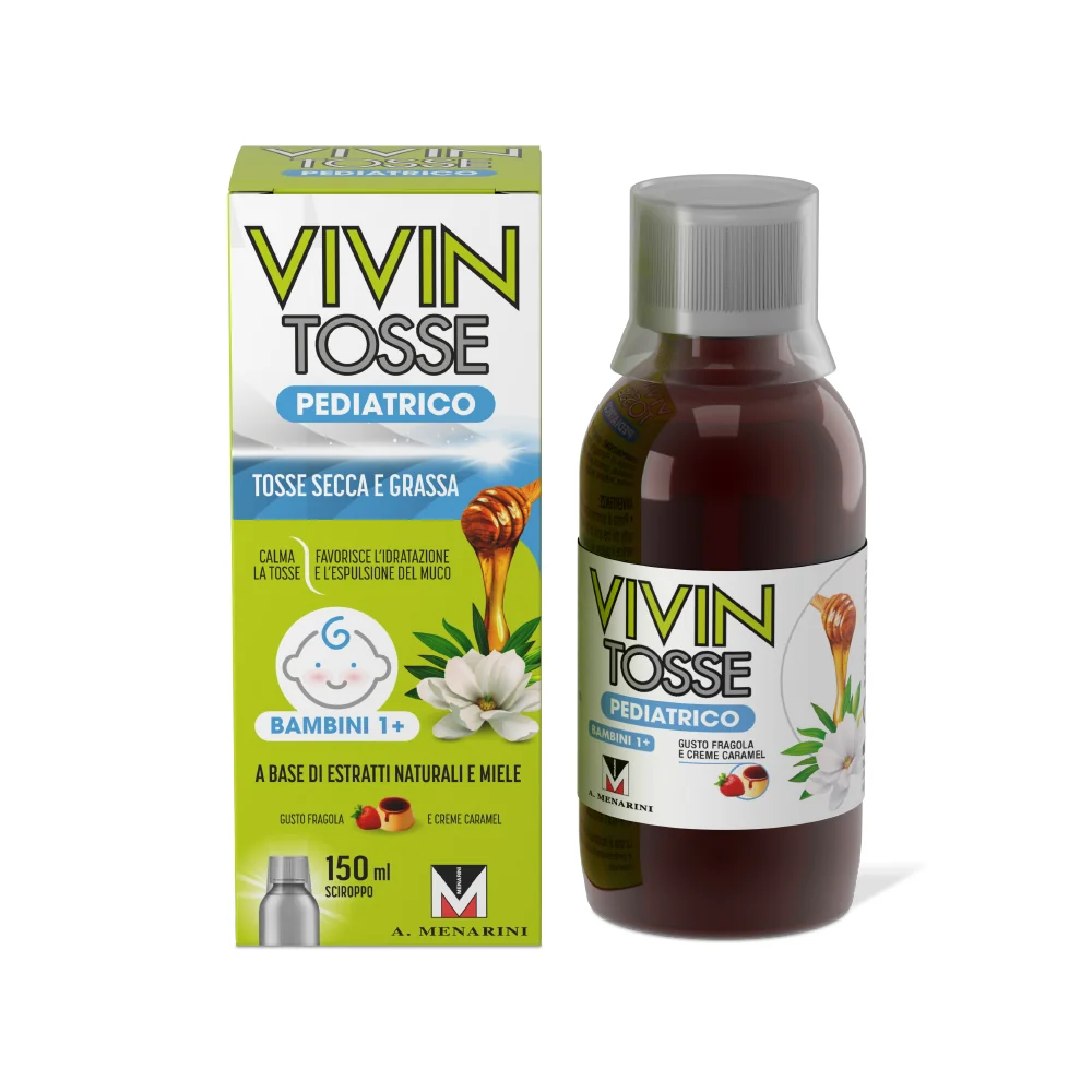 Vivin Tosse Pediatrico Sciroppo 150 ml Tosse Secca e Grassa