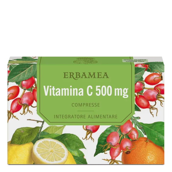 Erbamea Vitamina C 500 Compresse Per le Difese Immunitarie