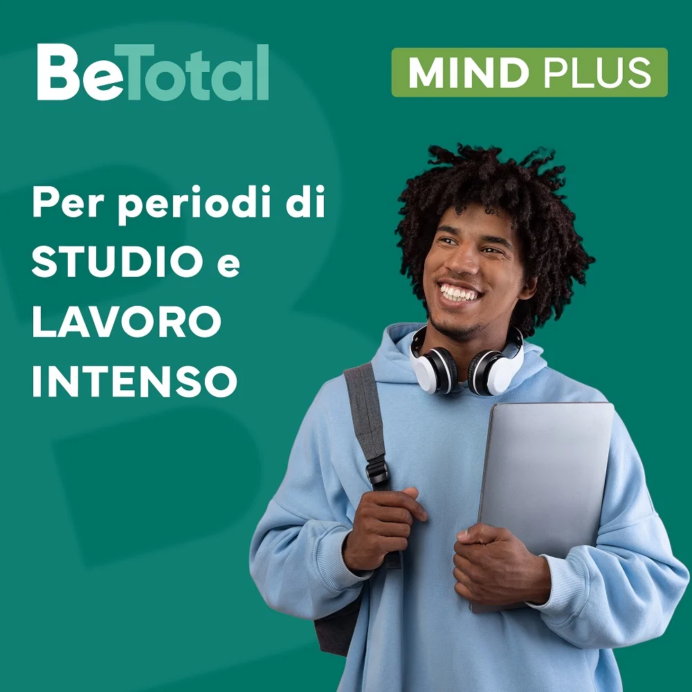 Be-Total Mind Plus 20 Bustine Integratore Alimentare Vitamina B Fosfoserina Glutammina Stanchezza Mentale