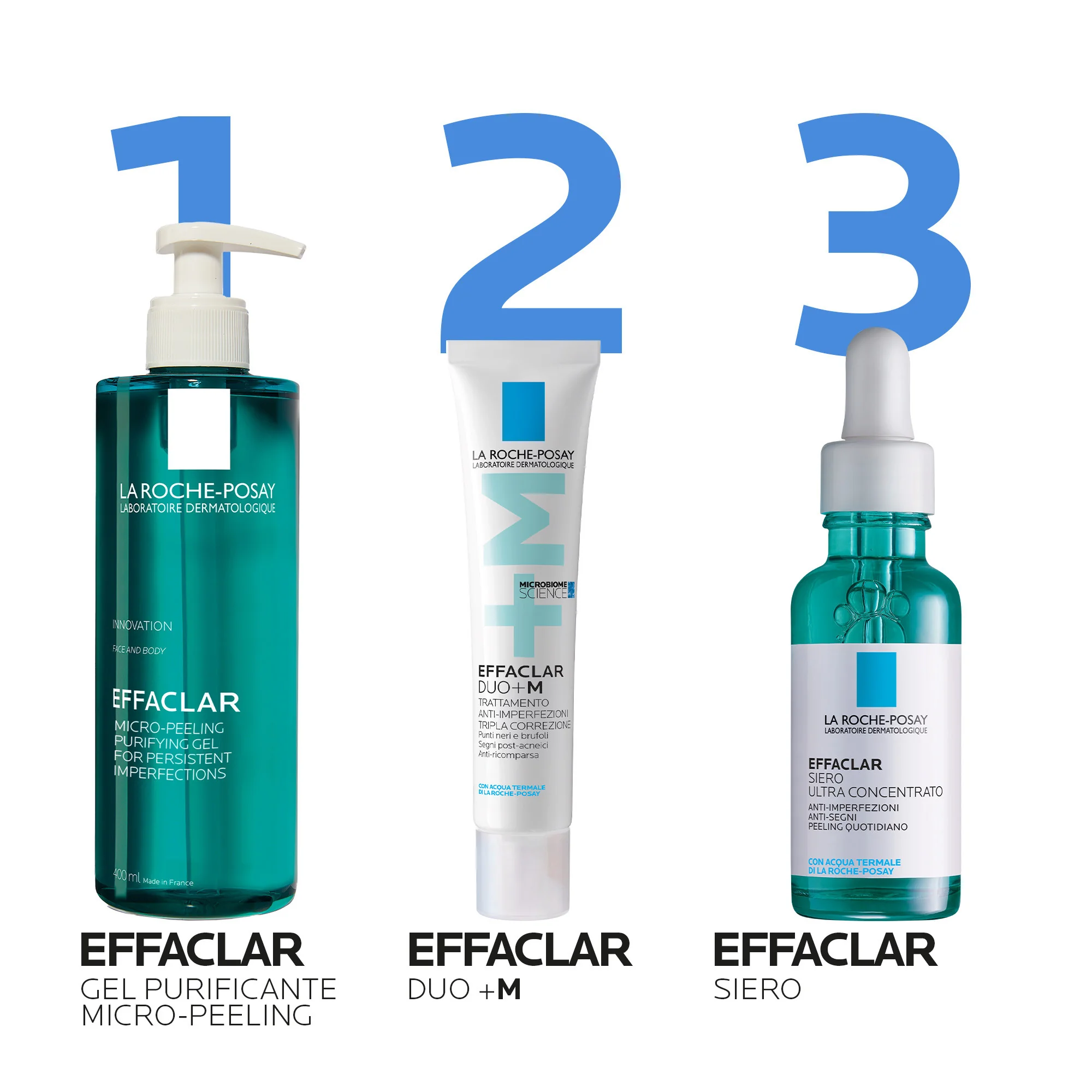 La Roche Posay Effaclar Gel 400 Ml Purificante per pelle con imperfezioni