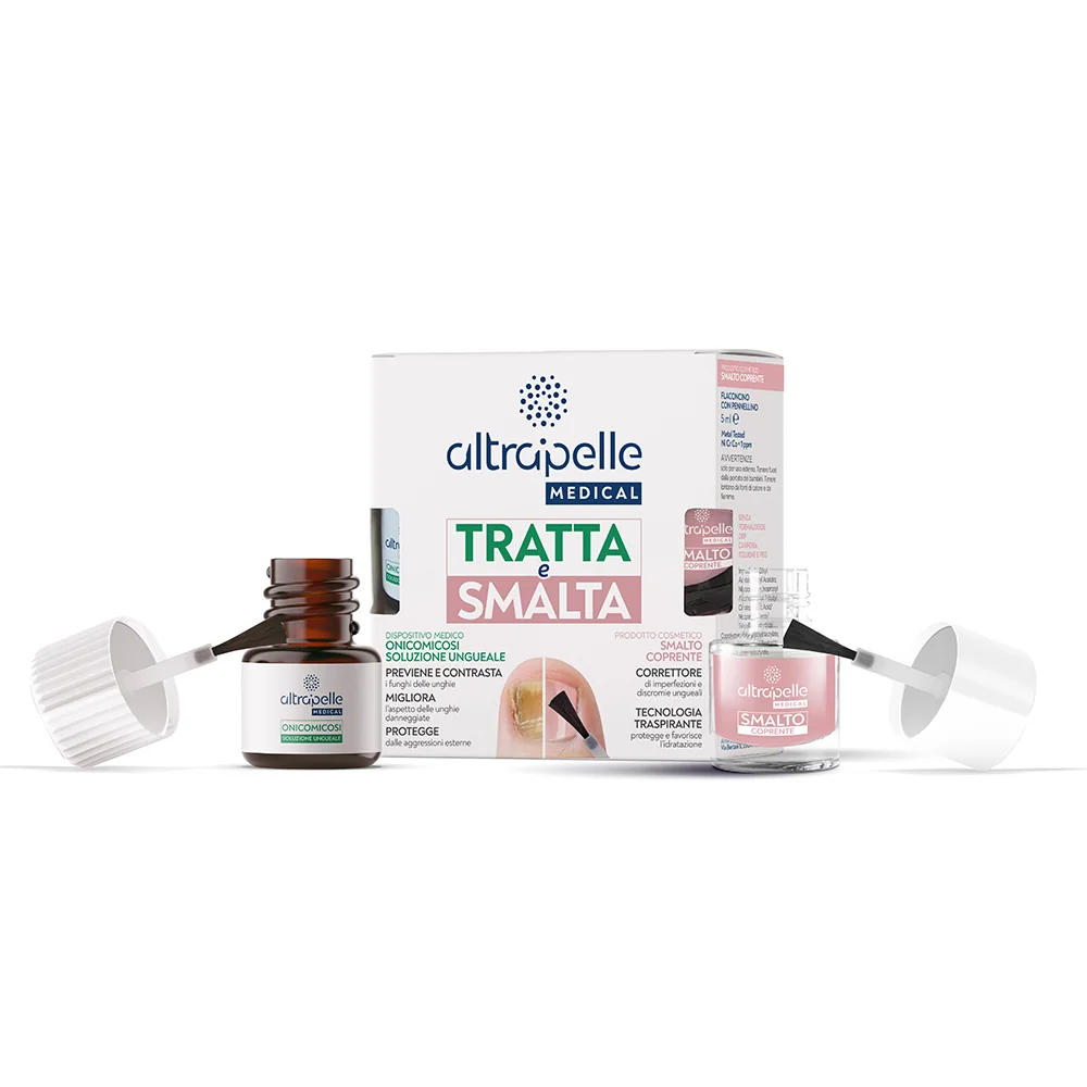 Altrapelle Medical Tratta E Smalta Soluzione Ungueale 7 ml + Smalto 5 ml Onicomicosi
