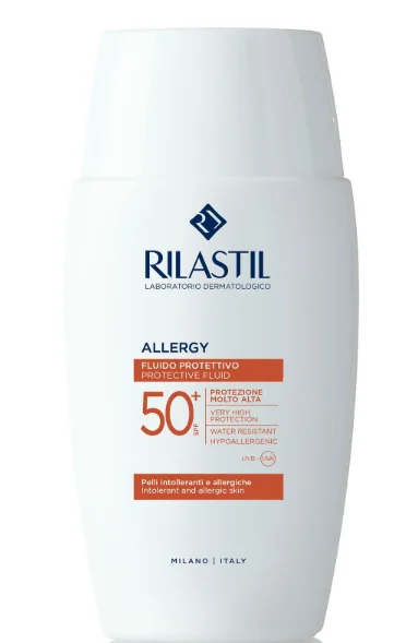 Rilastil Sun System Allergy 50+ 50 ml Indicato per Pelle Reattiva o Intollerante al Sole