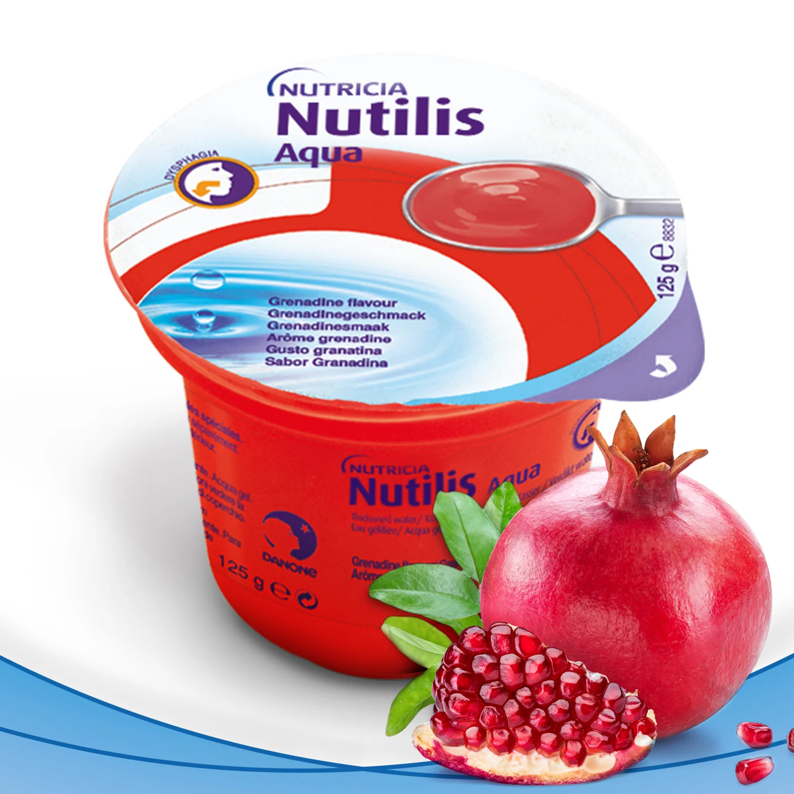Nutricia Nutilis Aqua Gel Disfagia Gusto Granatina Favorisce Deglutizione