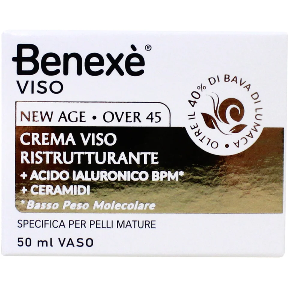 Benexè Crema Viso Ristrutturante Age Over 45 50 ml Ridensificante anti età