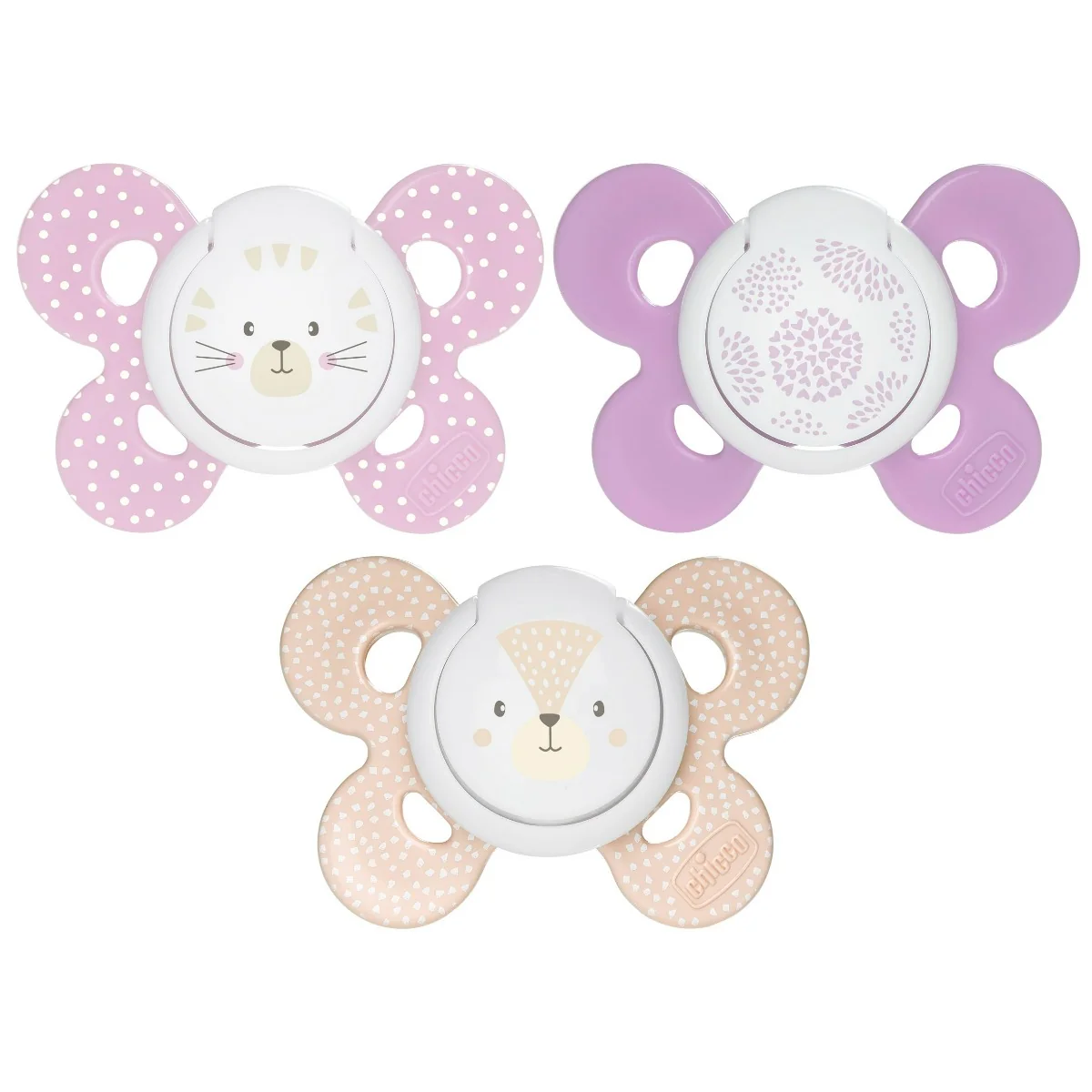 Chicco Succhietto Comfort Girl Silicone 2 Pezzi 6-16 mesi