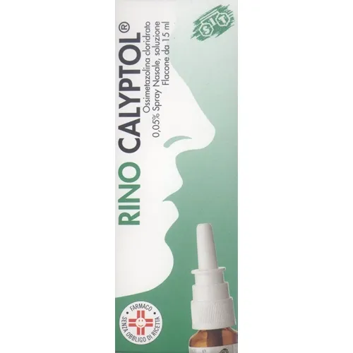 Rino Calyptol 15 ml Spray Nasale 0,5 mg/ml Ossimetazolina - Decongestionante